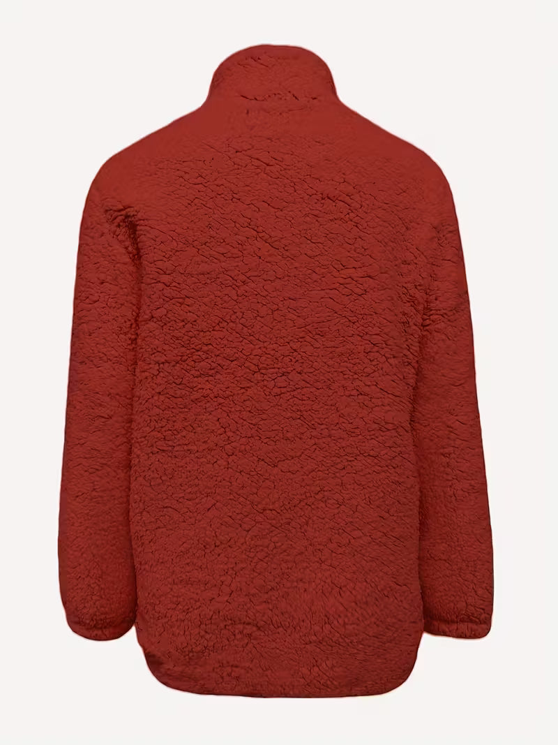 Humera - Elegant Long Sleeve Zip-Up Jacket