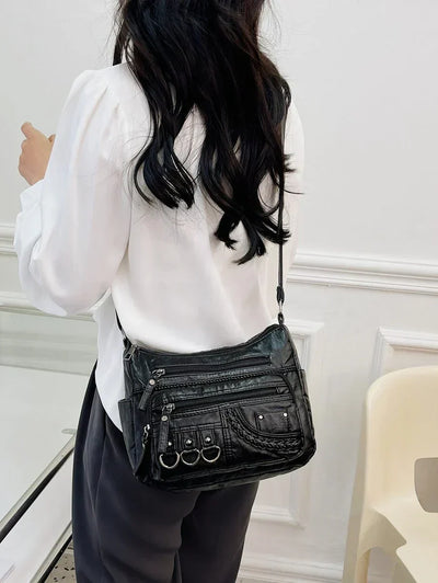 Olivia Vintage Charm | Soft Zipper Bag