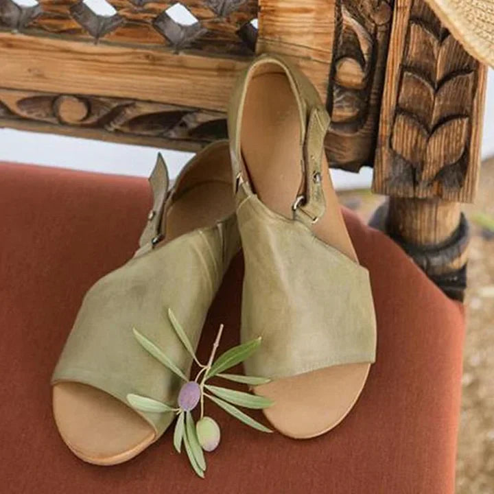 Minimal Olive Sandals | Sandals