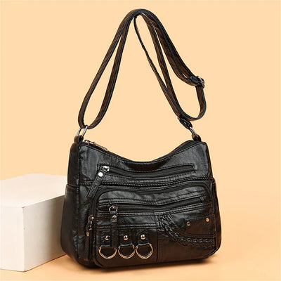 Olivia Vintage Charm | Soft Zipper Bag