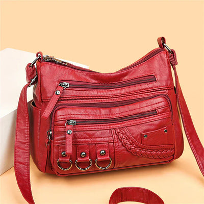 Olivia Vintage Charm | Soft Zipper Bag