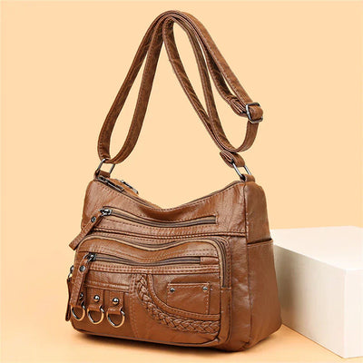 Olivia Vintage Charm | Soft Zipper Bag