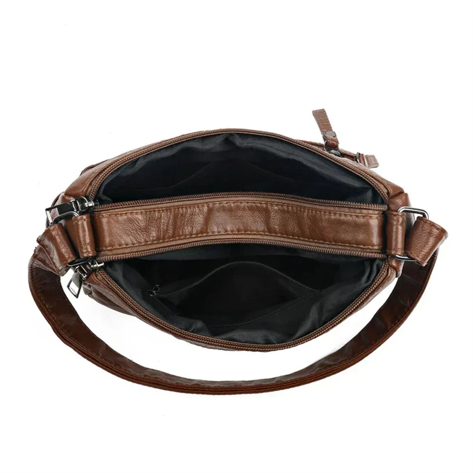 Olivia Vintage Charm | Soft Zipper Bag