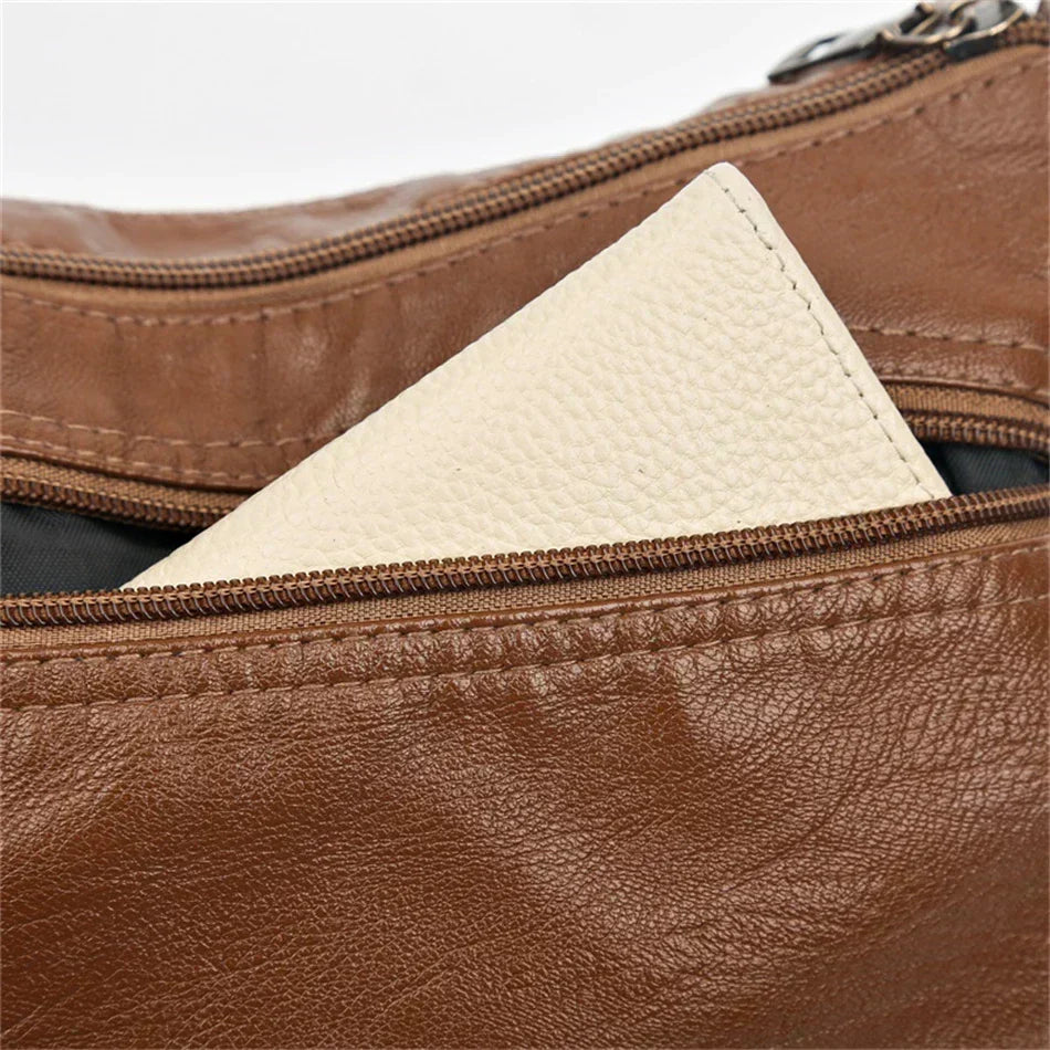 Olivia Vintage Charm | Soft Zipper Bag
