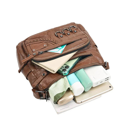 Olivia Vintage Charm | Soft Zipper Bag