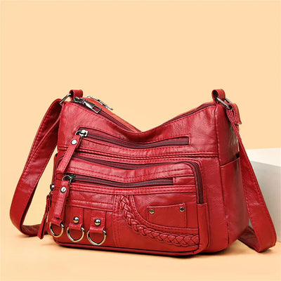 Olivia Vintage Charm | Soft Zipper Bag