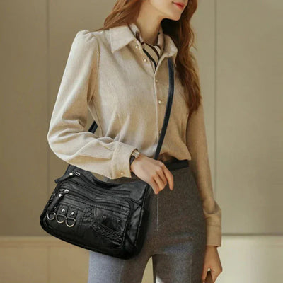 Olivia Vintage Charm | Soft Zipper Bag