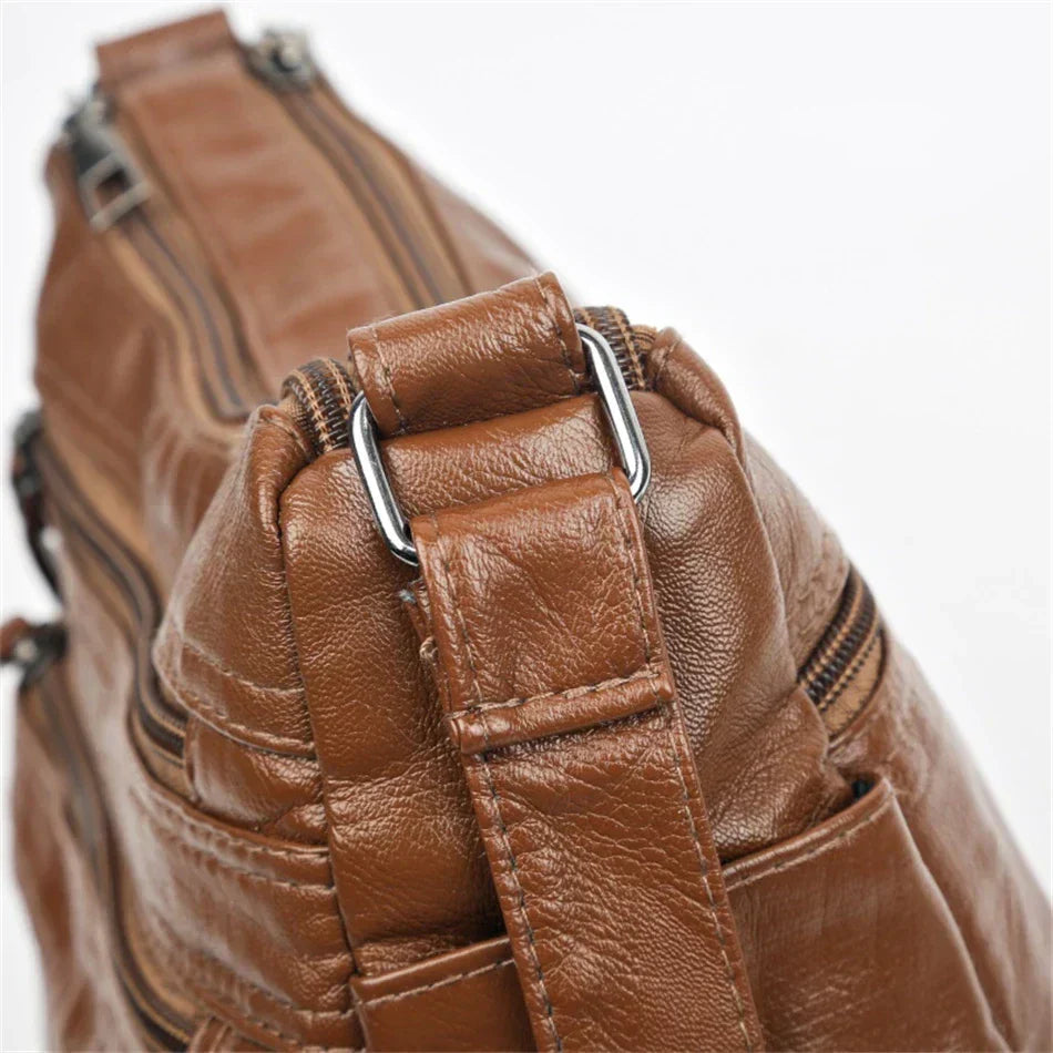 Olivia Vintage Charm | Soft Zipper Bag