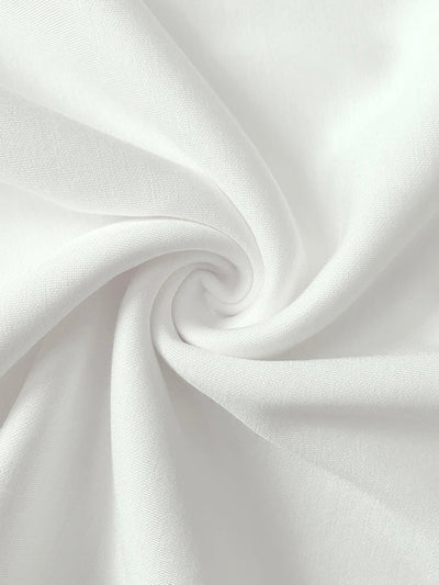 Sleeveless Gauze Pleated Solid Color Split-Joint Round-Neck Evening Dress Maxi Dress