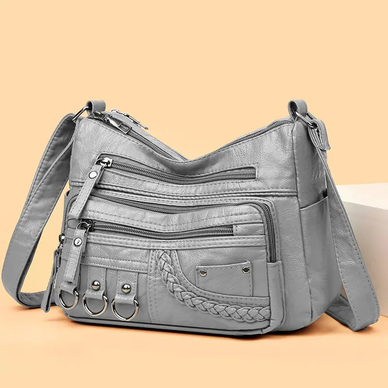 Olivia Vintage Charm | Soft Zipper Bag
