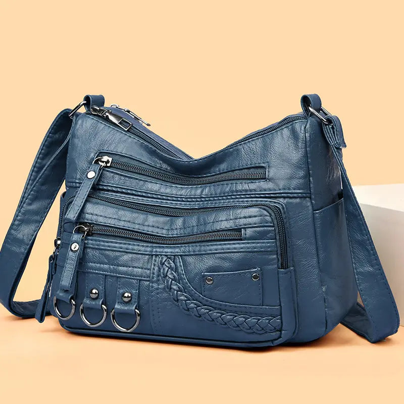 Olivia Vintage Charm | Soft Zipper Bag